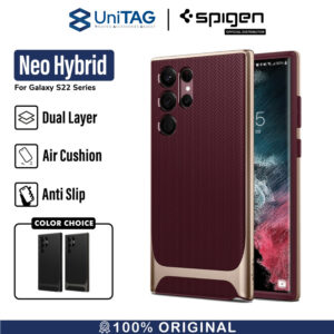 Case Samsung Galaxy S22 Ultra Plus Spigen Neo Hybrid Hard Frame Casing