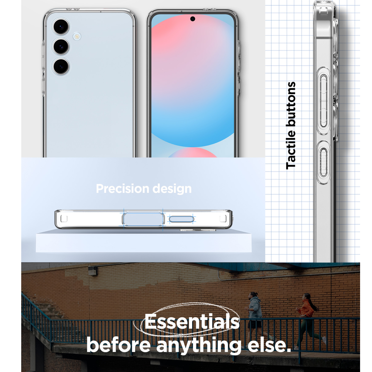 Case Samsung Galaxy S24 FE Spigen Crystal Flex Clear Slim Anti Shock Crack Softcase Cover Casing - Gambar 6