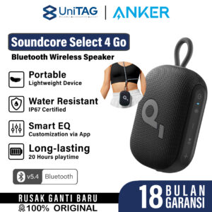 Speaker Wireless Anker Select 4 Go Bluetooth 5.4 Waterproof IP67 Mini Portable HD Bass HiFi Audio