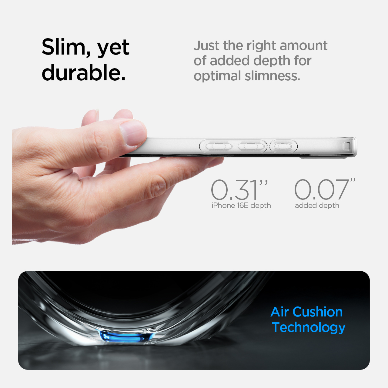 Case iPhone 16e 2025 Series Spigen Liquid Crystal MagSafe MagFit Clear Softcase Casing Anti Shock - Gambar 3