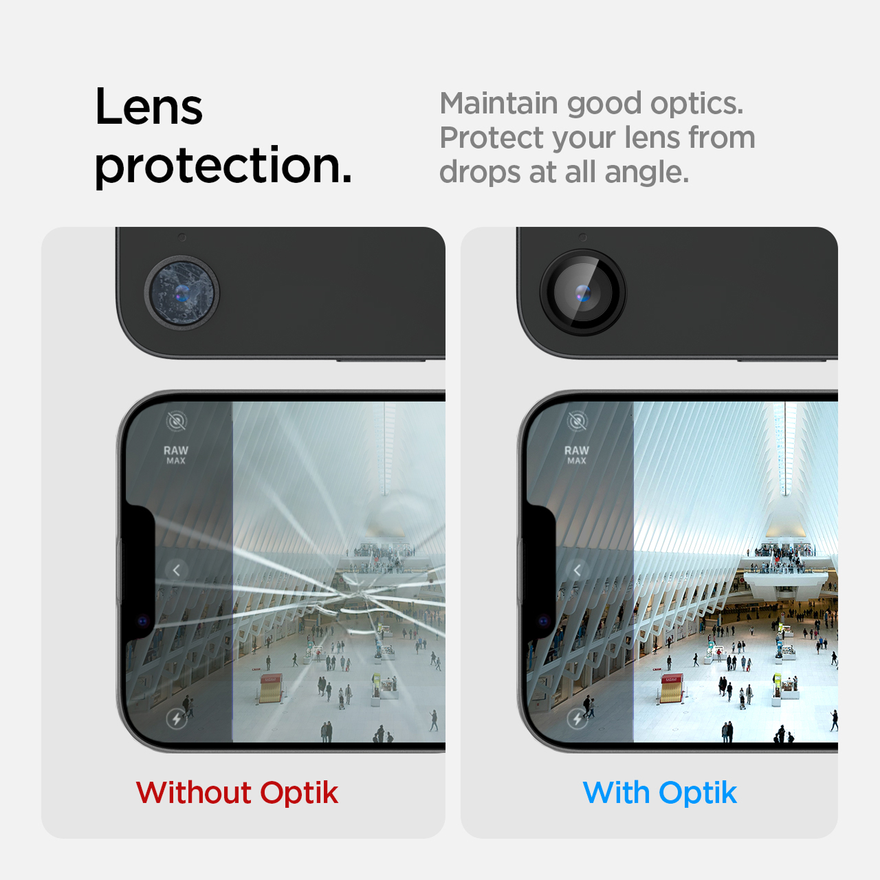 Camera Modul Lens Protector iPhone 16e 2025 Spigen Ez Fit Optik Pro Anti Gores Tempered Glass Clear - Gambar 6