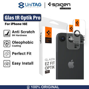 Camera Modul Lens Protector iPhone 16e 2025 Spigen Ez Fit Optik Pro Anti Gores Tempered Glass Clear