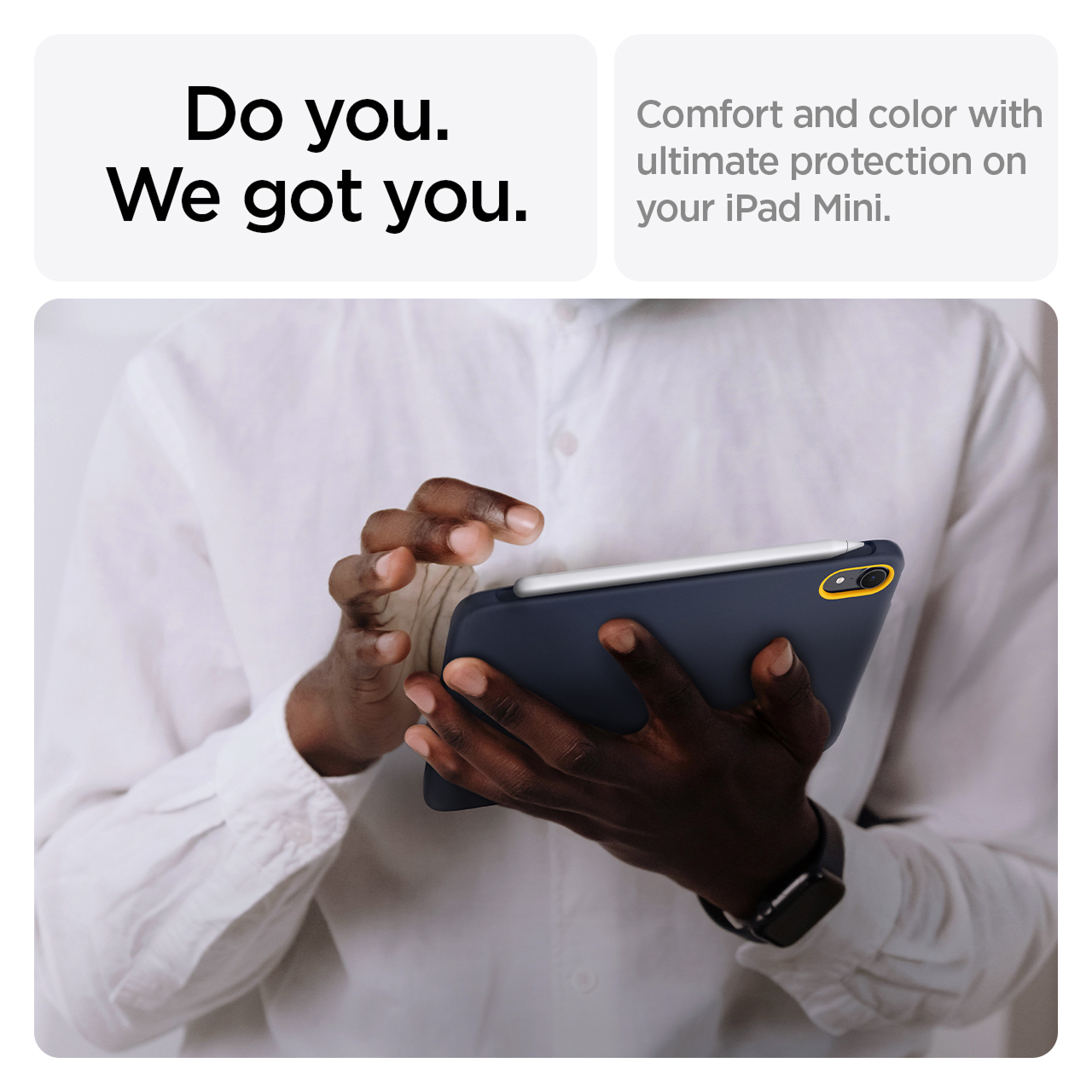 Case iPad Mini 7 / 6 8.3 inch 2024 Spigen Nano Pop Softcase Matte Silicone Casing - Gambar 2