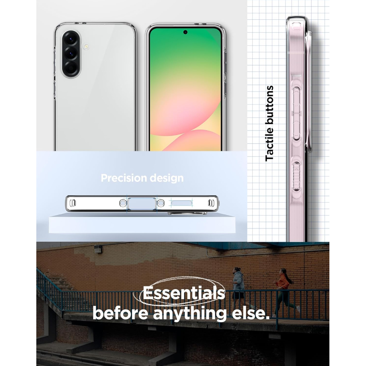 Case Samsung Galaxy A56 Spigen Liquid Crystal Softcase Clear TPU Transparan Casing - Gambar 6