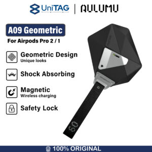 Case for Airpods Pro Gen 2 1 Aulumu Geometric Hybrid Casing Protective Cover Lanyard