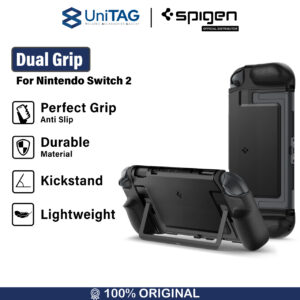 Case Nintendo Switch 2 Spigen Dual Grip Stand Protective Dock Cover Casing