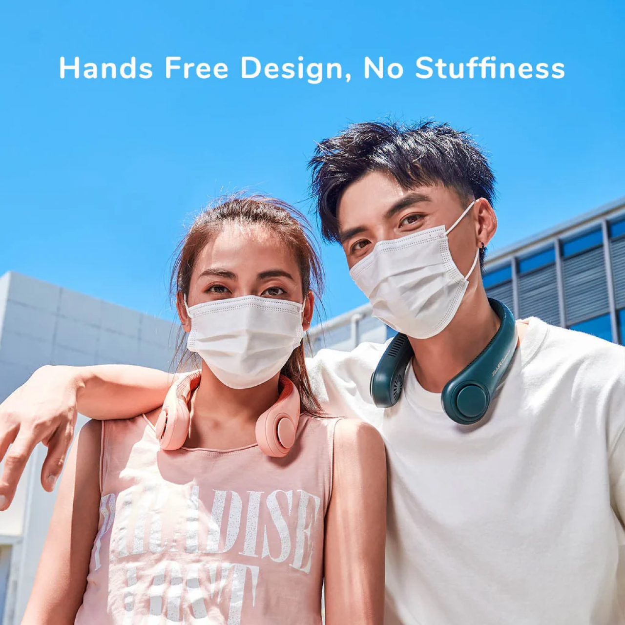 JISULIFE Kipas Angin Leher Neck Fan Life3 Mini Portable Kipas Gantung 4000mAH - Gambar 7