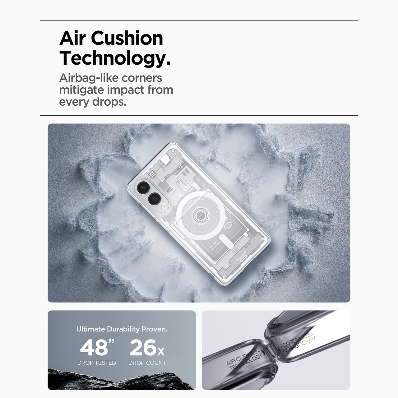 Case Samsung Galaxy S25 Edge Spigen Ultra Hybrid Zero One Magnetic MagFit Magsafe Anti Shock Casing - Gambar 4