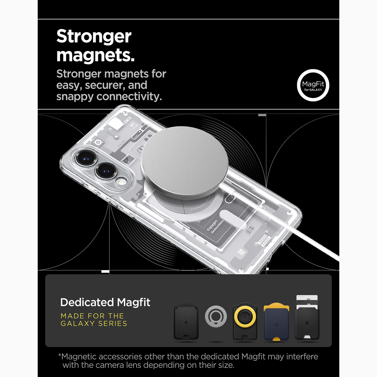 Case Samsung Galaxy S25 Edge Spigen Ultra Hybrid Zero One Magnetic MagFit Magsafe Anti Shock Casing - Gambar 5