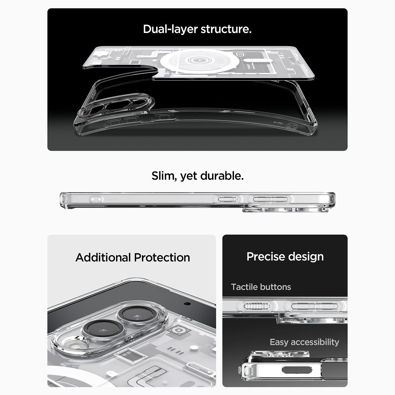 Case Samsung Galaxy S25 Edge Spigen Ultra Hybrid Zero One Magnetic MagFit Magsafe Anti Shock Casing - Gambar 6