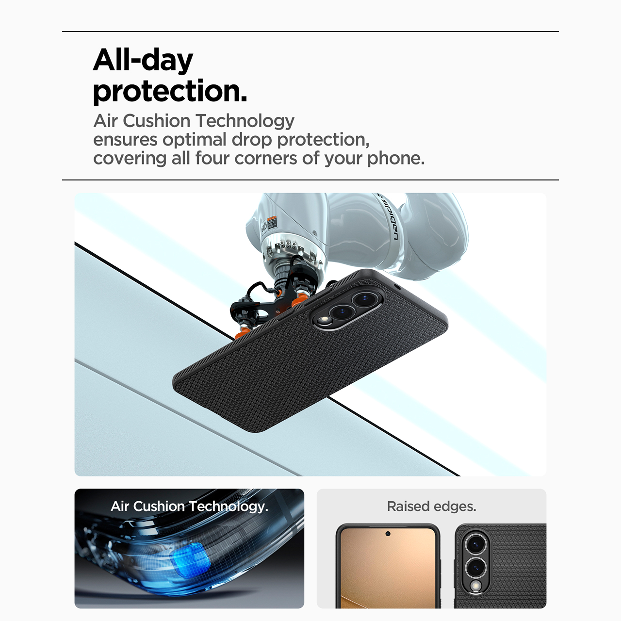 Case Samsung Galaxy S25 Edge Spigen Liquid Air Slim Anti Shock Crack Cover Softcase Matte Casing - Gambar 2