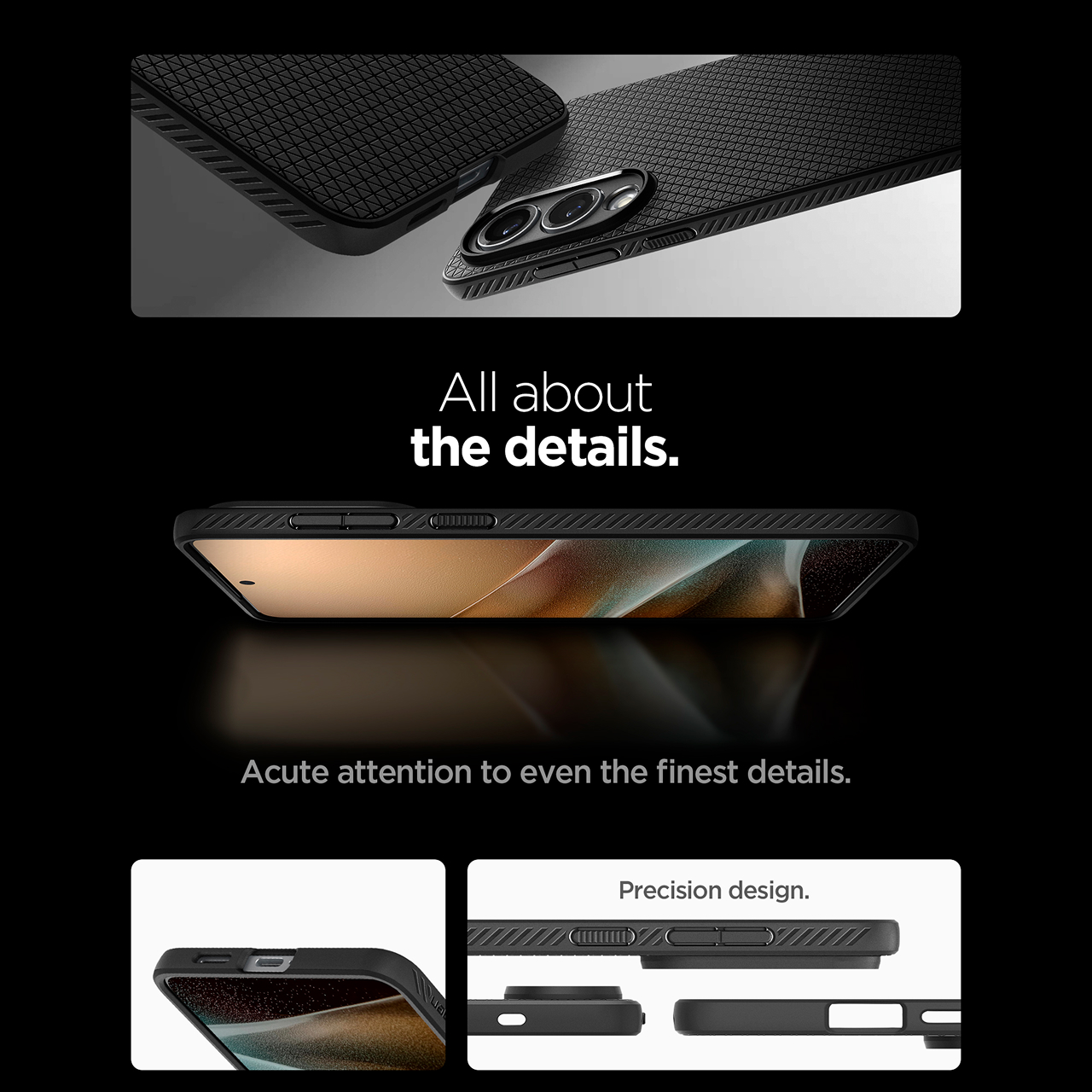 Case Samsung Galaxy S25 Edge Spigen Liquid Air Slim Anti Shock Crack Cover Softcase Matte Casing - Gambar 5