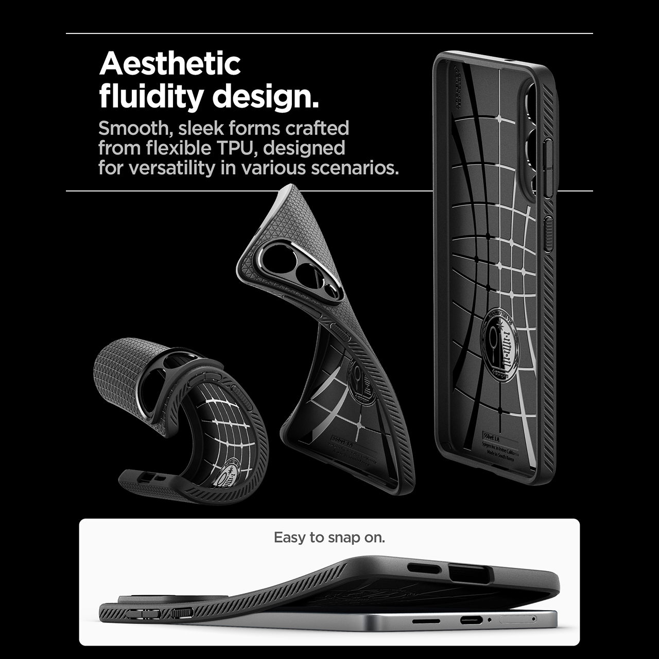 Case Samsung Galaxy S25 Edge Spigen Liquid Air Slim Anti Shock Crack Cover Softcase Matte Casing - Gambar 7