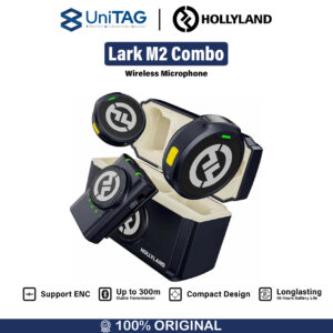 Hollyland Combo Mic Wireless Mini 2in1 Lark M2 Microphone dan Remote Camera