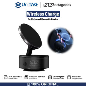 Phone Holder Stand Magnetic Magsafe + Wireless Charger Octagoods iPhone Samsung