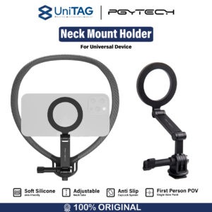 PGYTECH Magnetic Neck Mount Holder Strap Kalung Leher Adjustable Holder HP Smartphone GoPro