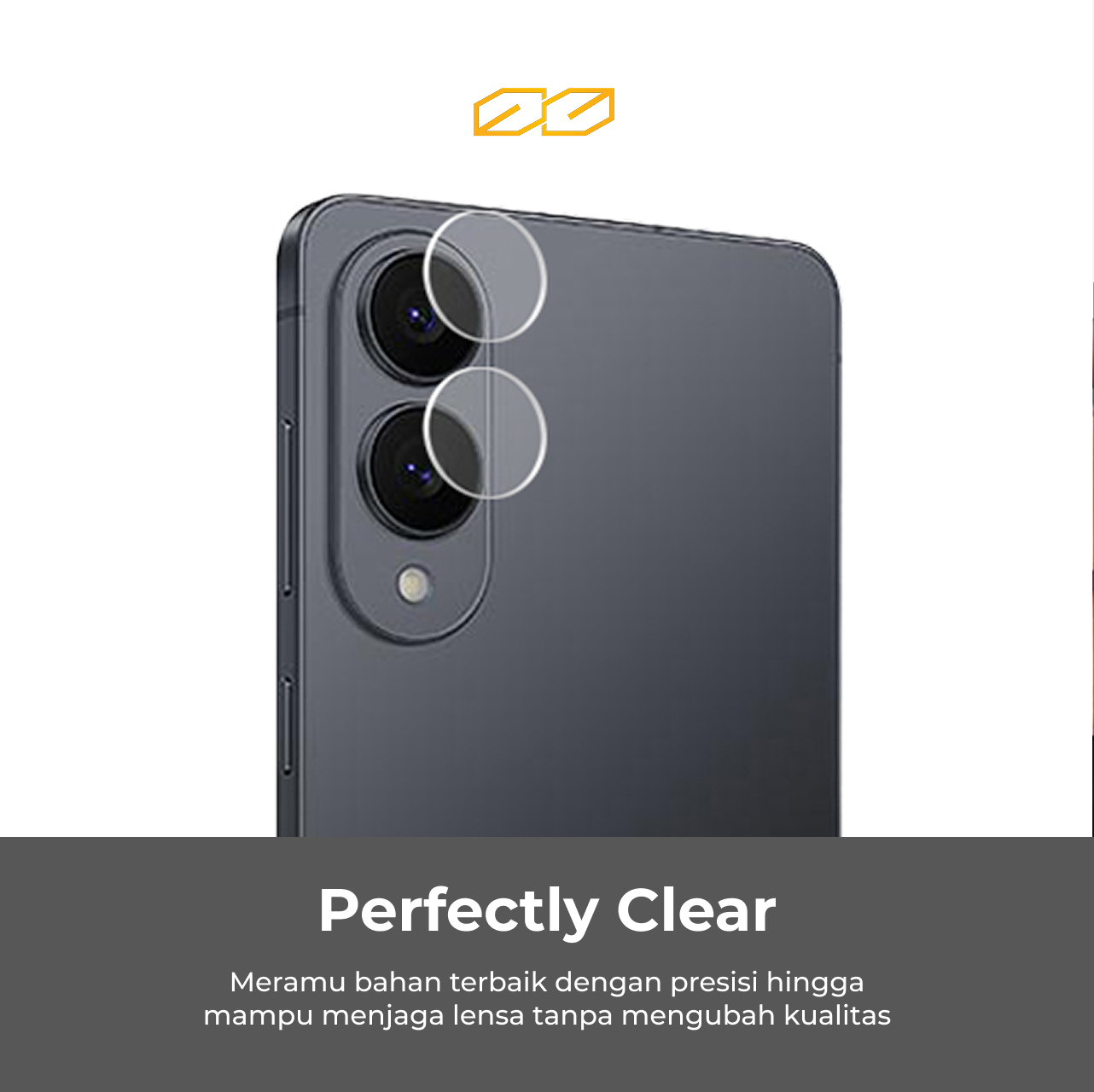 Camera Lens Protector Samsung Galaxy S25 Edge Octagoods Tempered Glass Pelindung Kamera Clear HD Anti Gores - Gambar 2