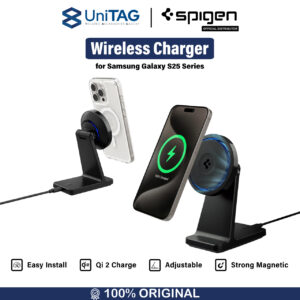 Wireless Charger Magnetic OneTap Pro 3 Cryomax Magsafe for iPhone Samsung Kick Stand Desktop Stand Fast Charging