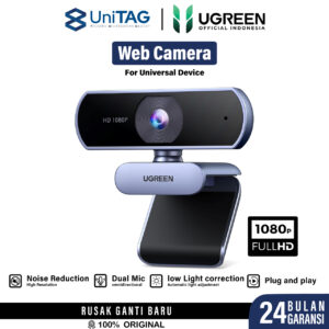 UGREEN Webcam Laptop PC 1080p 30fps Full HD Web Kamera with Noise-cancelling Microphone