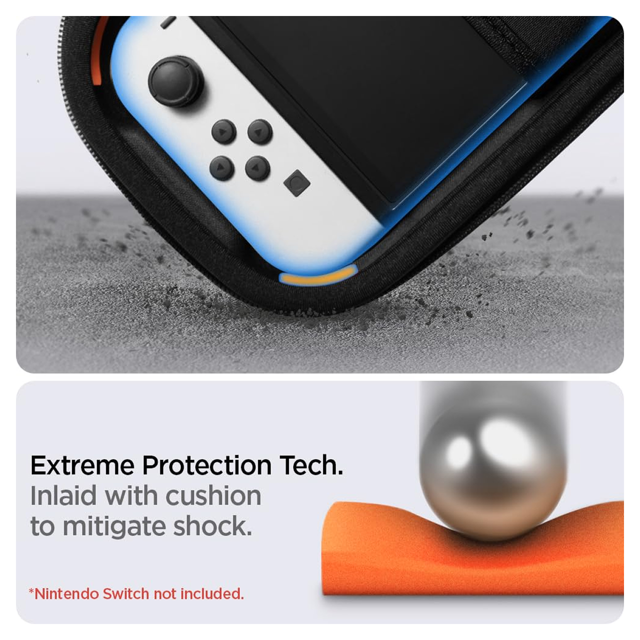 Pouch Nintendo Switch Rugged Armor Pro Game Card Case Cartridge Airtag Box EVA Travel Storage - Gambar 4