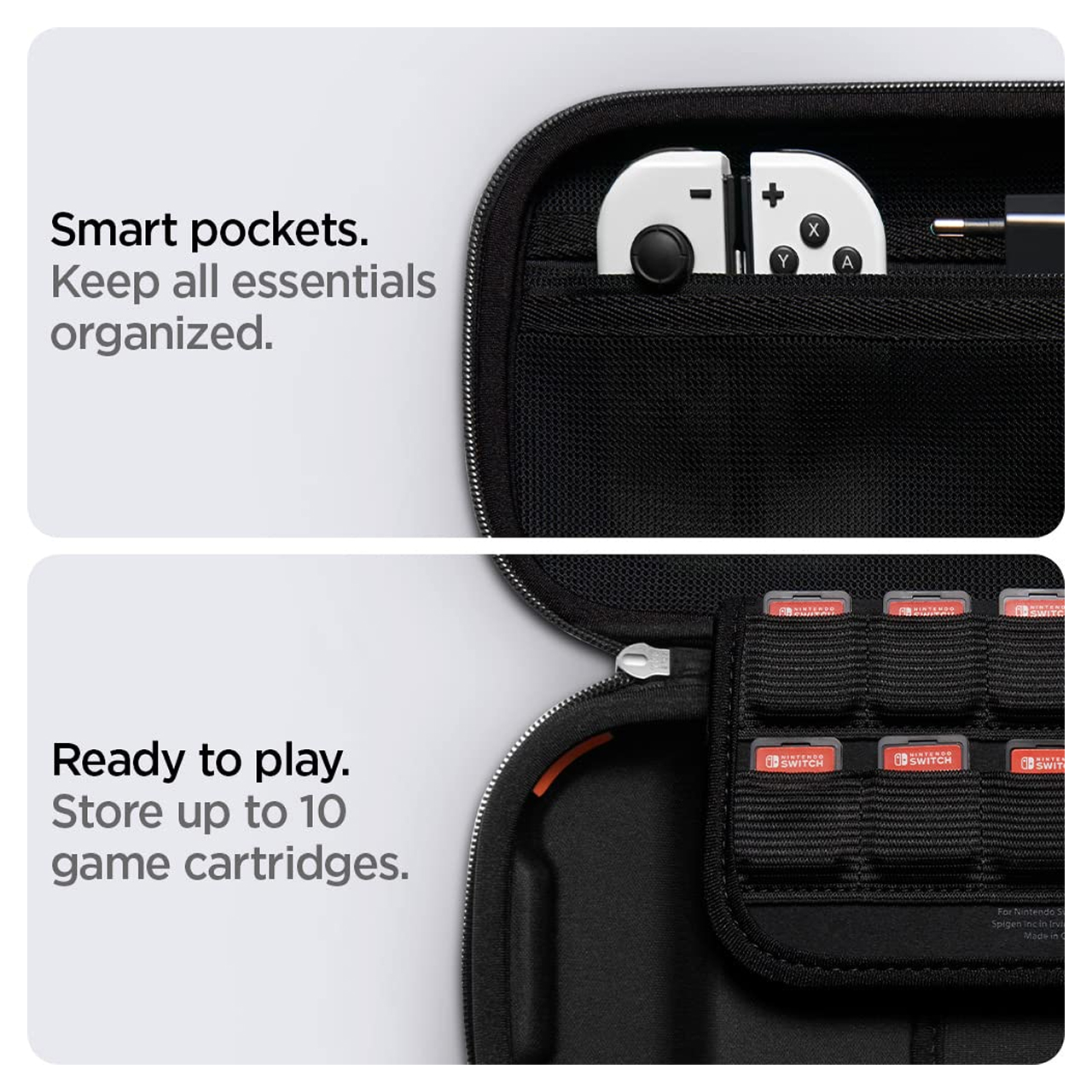 Pouch Nintendo Switch Rugged Armor Pro Game Card Case Cartridge Airtag Box EVA Travel Storage - Gambar 5