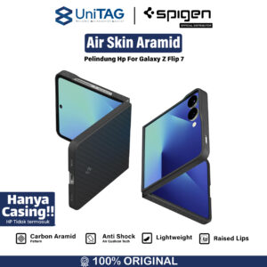 Case Pelindung HP for Samsung Galaxy Z Flip 7 Spigen Air Skin Aramid Hardcase Carbon Fiber Casing