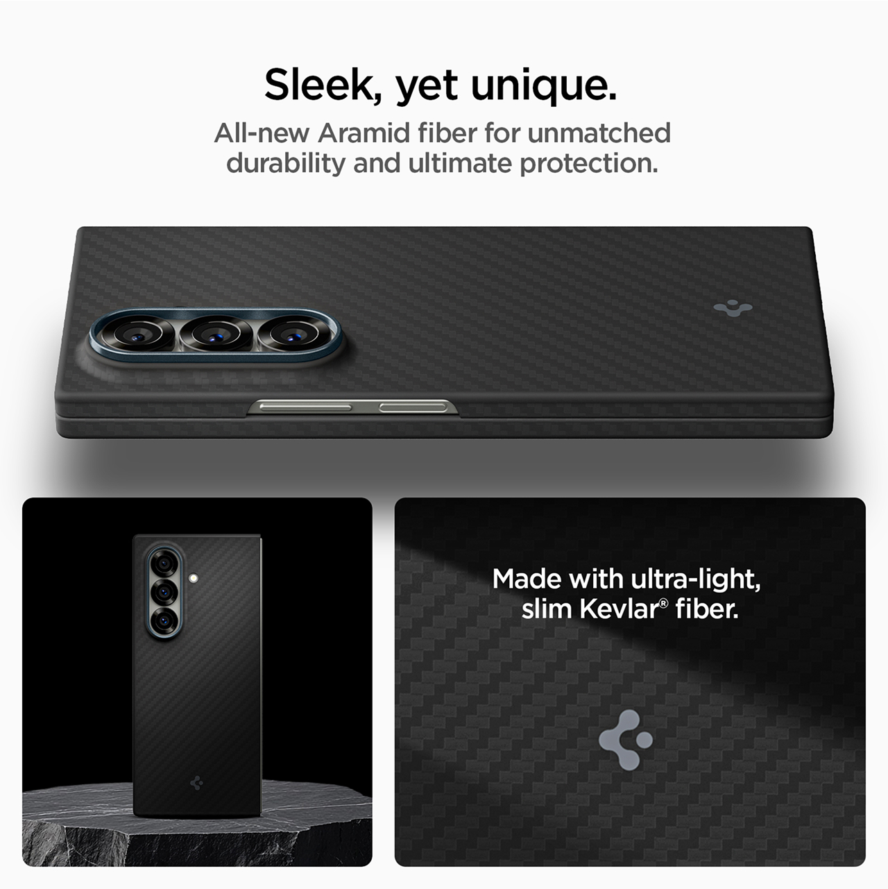 Case Pelindung HP for Samsung Galaxy Z Fold 7 Spigen Air Skin Aramid Magfit Casing - Gambar 6
