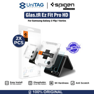 Tempered Glass Samsung Galaxy Z Flip 7 Spigen Glass tR EZ Fit Pro HD 9H Clear Anti Gores Scratch