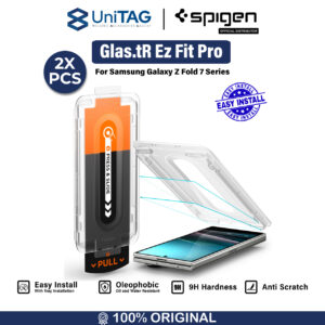 Tempered Glass Samsung Galaxy Z Fold 7 Spigen Glas tR EZ Fit Pro HD 9H Clear Anti Gores Scratch