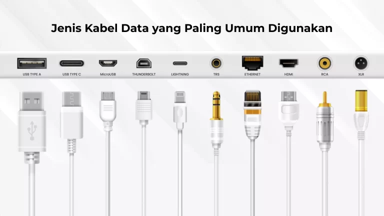 14 Jenis Kabel Data yang Paling Umum Digunakan
