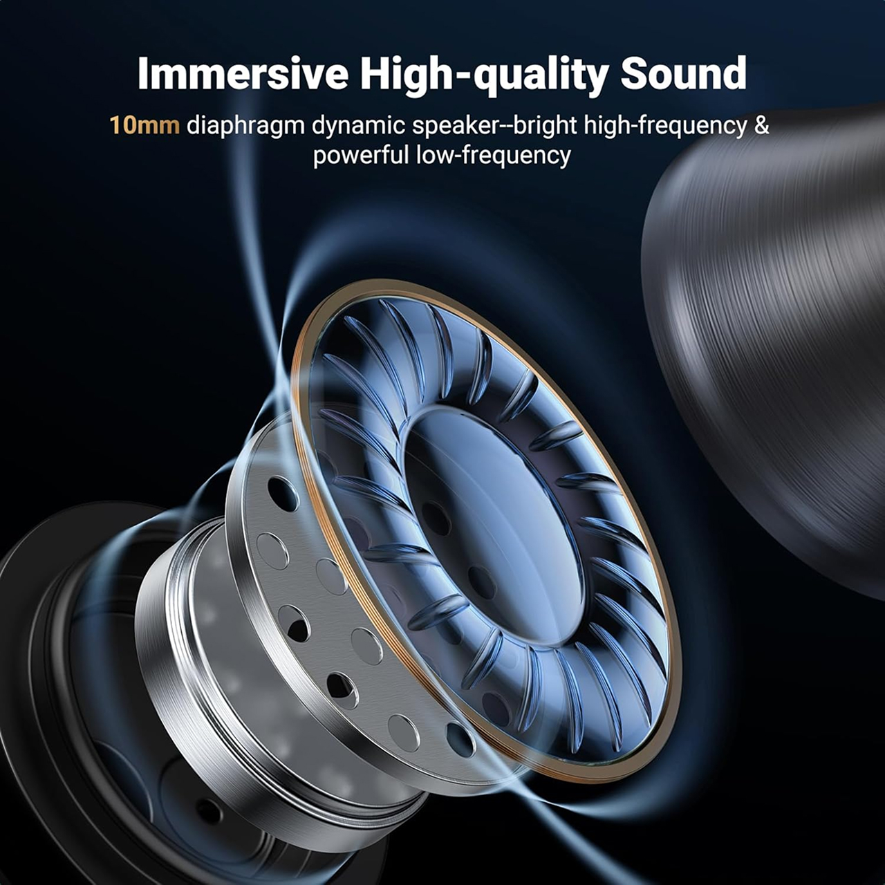 UGREEN Headset Kabel Earphone Wired In-Ear with USB Type C Connector 3.5mm Plug Clear Audio - Gambar 3