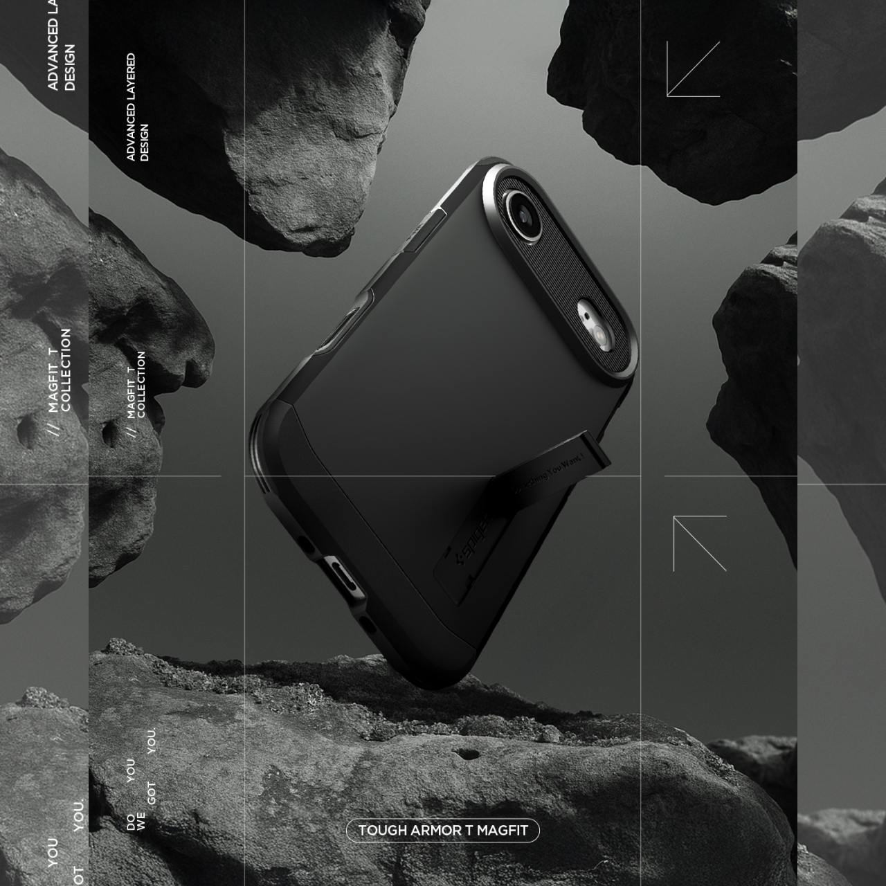 Case For iPhone 17 Series Air Pro Max Spigen Tough Armor T MagFit MagSafe Kickstand Hardcase Anti Shock Casing - Gambar 2