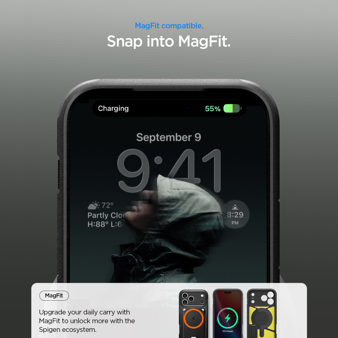 Case For iPhone 17 Series Air Pro Max Spigen Tough Armor T MagFit MagSafe Kickstand Hardcase Anti Shock Casing - Gambar 3