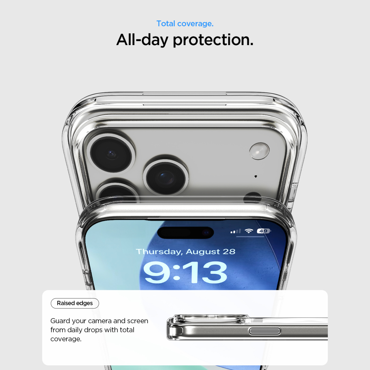 Case for iPhone 17 Air Pro Max Spigen Ultra Hybrid S Magsafe Magfit Stand Anti Shock Clear White - Gambar 3