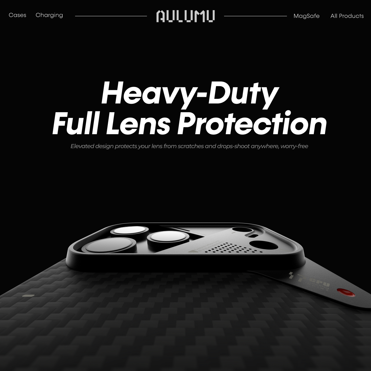 Case for iPhone 17 Pro Max Aulumu Aramid Fiber Carbon MagSafe Cooling Pad Casing Hardcase Anti Shock Crack - Gambar 5