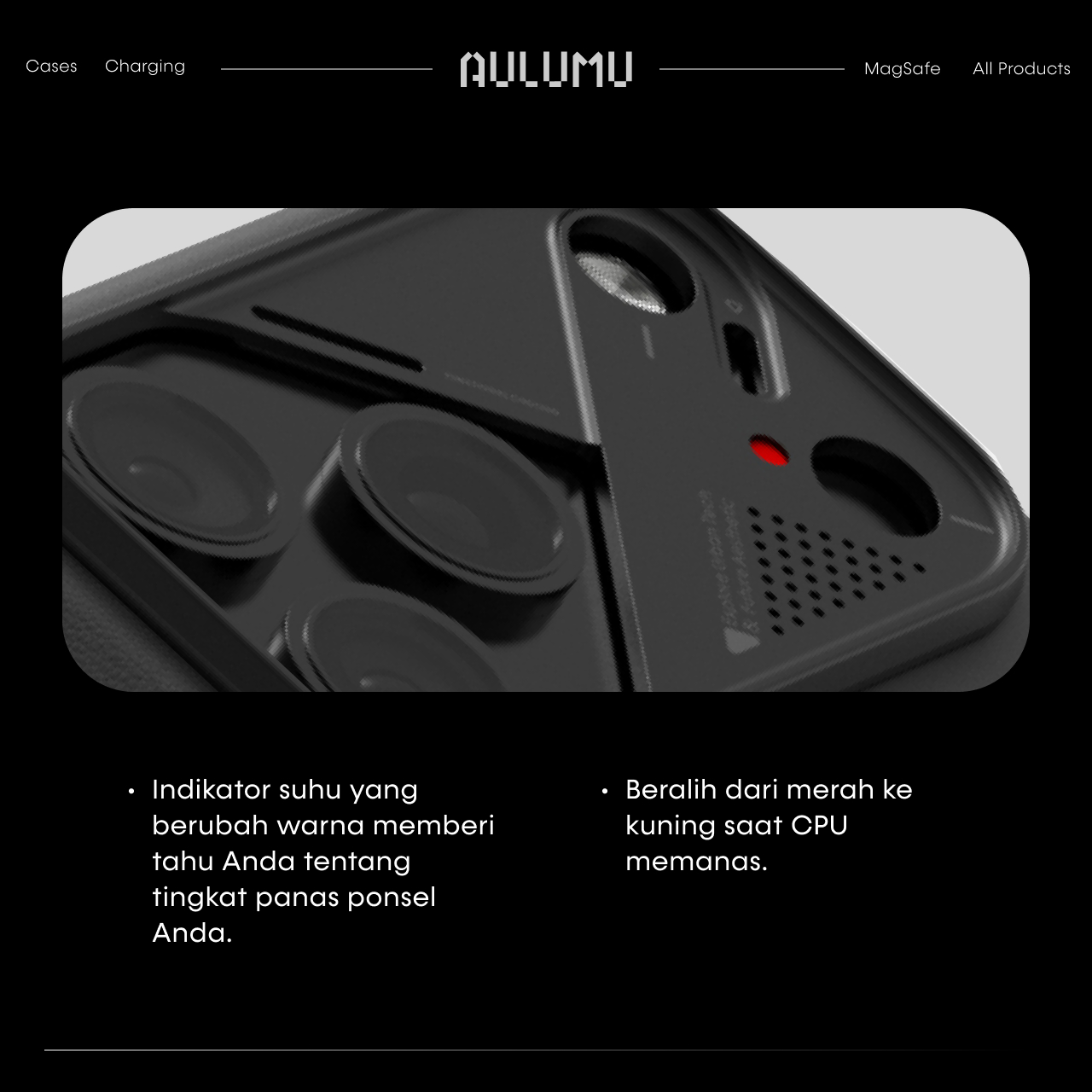 Case for iPhone 17 Pro Max Aulumu Vegan Leather MagSafe Casing Kulit Hybrid - Gambar 4