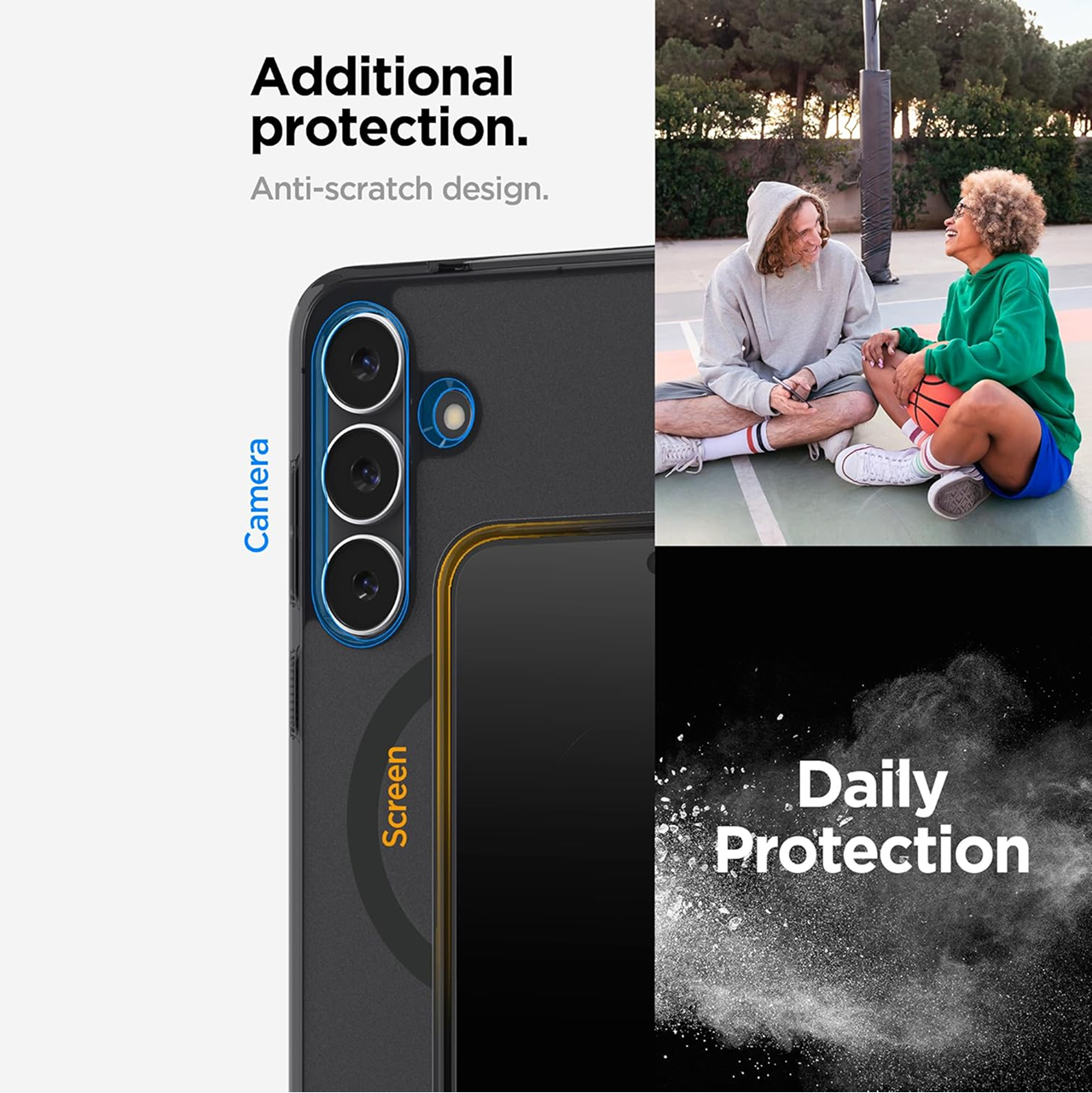 Case for Samsung Galaxy S25 FE Spigen Ultra Hybrid Magfit Magsafe Clear Matte Anti Shock Scratch Crack Casing - Gambar 4