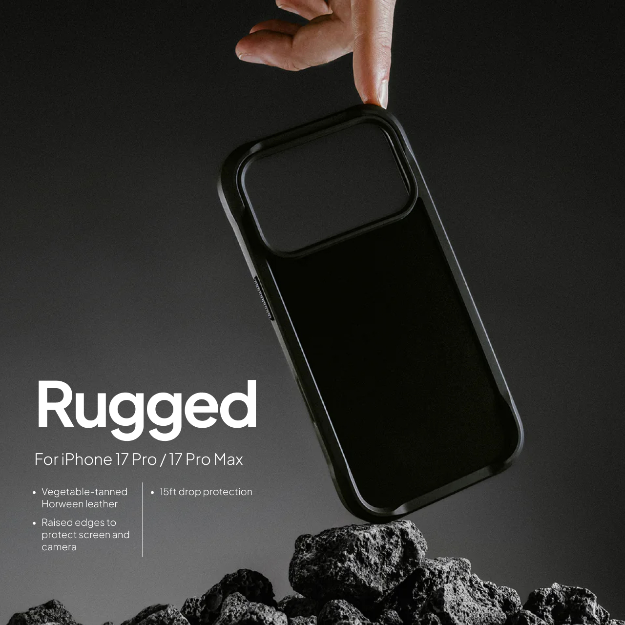 Case for iPhone 17 Pro Max Nomad Magsafe Rugged Hybrid Case Shockproof Casing - Gambar 2