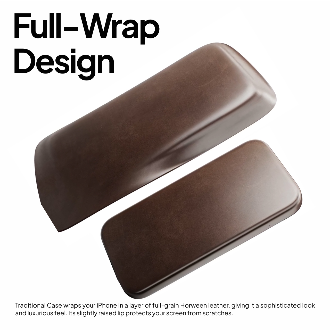 Case for iPhone 17 Pro Max Nomad Traditional Leather Horween Case Magsafe - Gambar 5