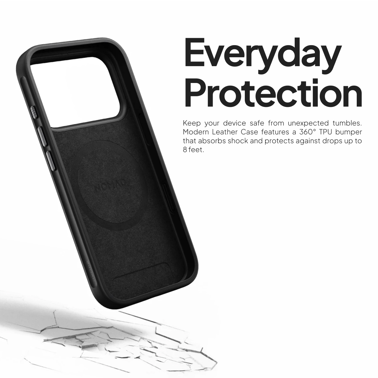 Case for iPhone 17 Pro Max Nomad Modern Leather Horween Case Magsafe - Gambar 5