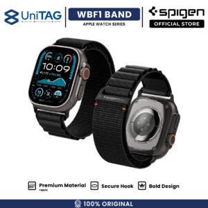 Strap for Apple Watch Ultra 3/2/1 (49mm) / 11/10 (46mm) / 9/8/7 (45mm) / SE / 6 / 5 / 4 (44mm) Spigen WBF1 Nylon Fabric Band